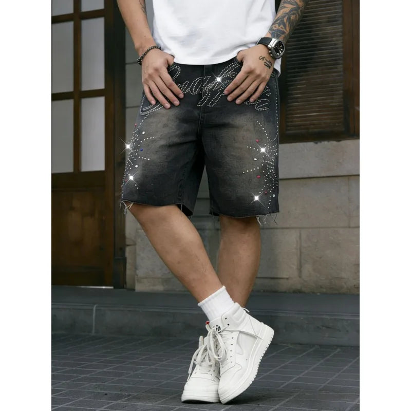 Men's Non-Stretch Denim Jean Shorts