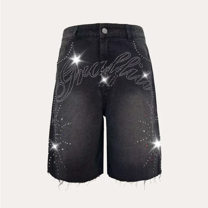 Men's Non-Stretch Denim Jean Shorts