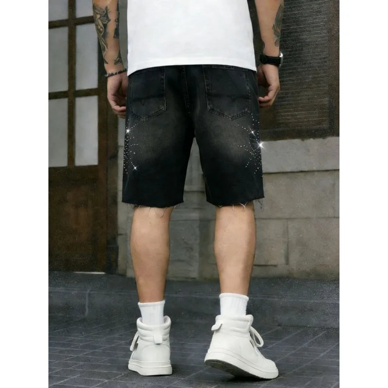 Men's Non-Stretch Denim Jean Shorts